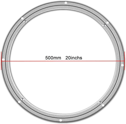 20 Inchs Lazy Susan Hardware Metal Rotating Turntable Bearings Swivel Plate Hardware for Dining-Table and Workbench