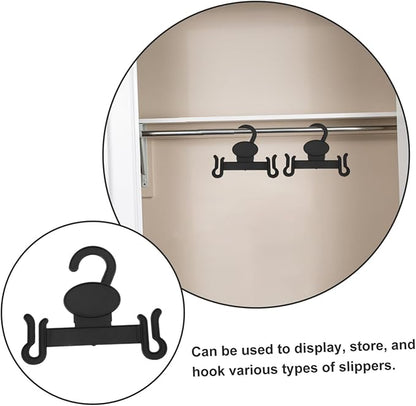 SOLUSTRE Slippers Hangers 20pcs Storage Hooks Shoe Hanger for Home Plastic Shoe Organizer Hanging Organizer