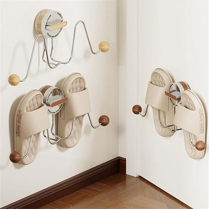 Suction Cup Shoe Rack Space Saving Storage Sturdy Construction Holds Perfect for Organizing Shoes and Drying Wall Storage Hook