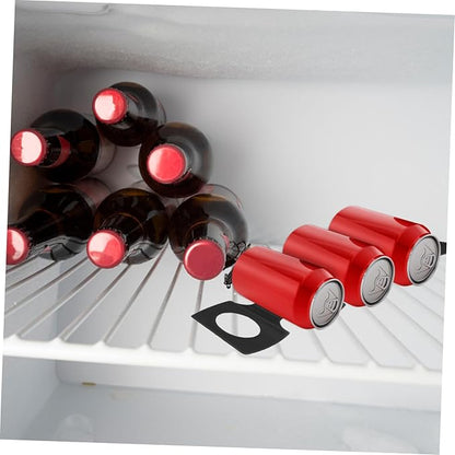 2 Pack Black Silicone Beer Pad Can Stacker Mat Bottle Stacking Mat for Home Office Bar Party