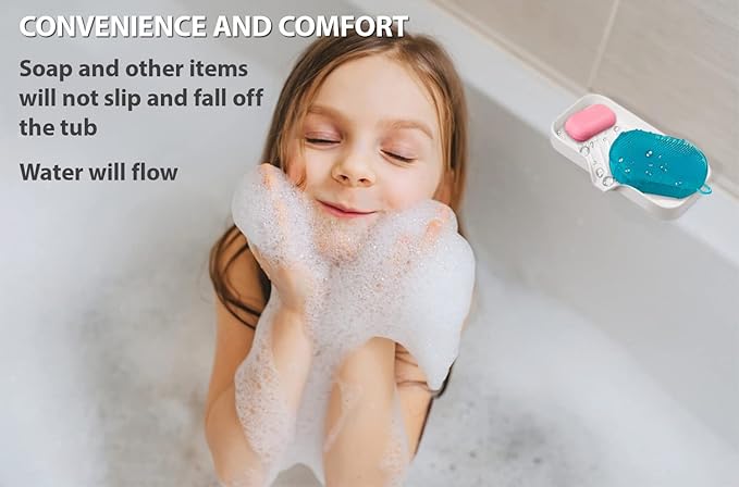 1 Pc Cream Silicone Sponge Holder | Sink Tray for Dish Sponges and Soap Organization | 9.45 x 5.51