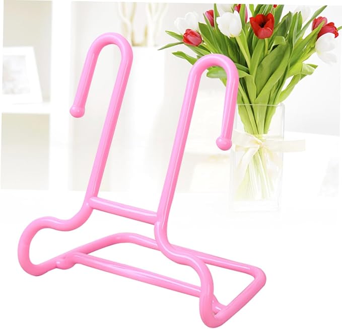 2 pcs Shoe Organizer Rack Space Saving Hanging Design for Bedroom Closet Entryway Material for Drying Shoes Pink