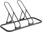 CyclingDeal Bicycle Floor Parking Rack Stand - for Mountain MTB Road Bike - Indoor Home Garage Storage - Adjustable for 2 Fat Bikes