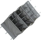 Hemobllo Multi Layer Hanging Door Storage Pouch Compartment Organizer for Closet Back Breathable Gray Hanging Bags for Shoes Crafts Beauty Supplies and Household Items in Bedroom Bathroom