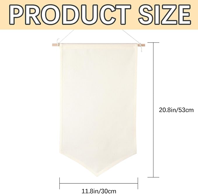 5 PCS Canvas Banners Wall Hanging Brooch Jewelry Storage Case Stand Enamel Pin Display, Sublimation blank Banner,Holder Earrings Necklace Pin Collection Organizer