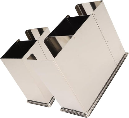 Utensil Holder, Stainless Steel Drainer Basket Utensil Drying Rack with Drainage Hole Cutlery Holder for Spoons, Plates, Chopsticks, Knives, Forks (Three Components)