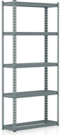 Goplus 5-Tier Metal Shelving Unit, Heavy Duty Wire Storage Rack with Anti-Slip Foot Pads, Height Adjustable Shelves for Warehouse, Kitchen, Living Room, Garage, 12" D x 35.5" W x 72" H