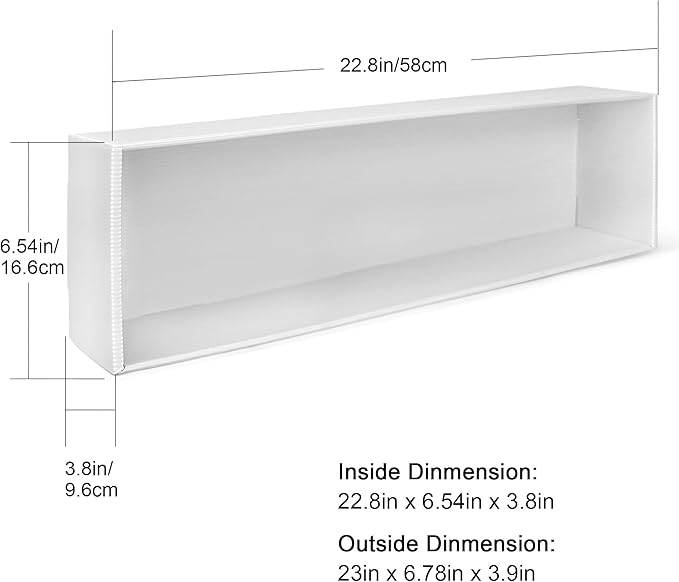 5X4 Version Display Case Compatible with Fnko Pop Boxes, Stackable 4 Single Row, with Transparent Cover to Protect Your Collection Against Dust (Holds 20 Pops)