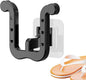 Shoes Holder Hook, Wall Adhesive Slipper Holder, Space-Saving Shoe Hook, Wall-Mounted Flip-Flop Holder, Slippers Hanging Hook Rack, Modern Non-Drilling Footwear Organizer for Entryway, Closet, Dorm