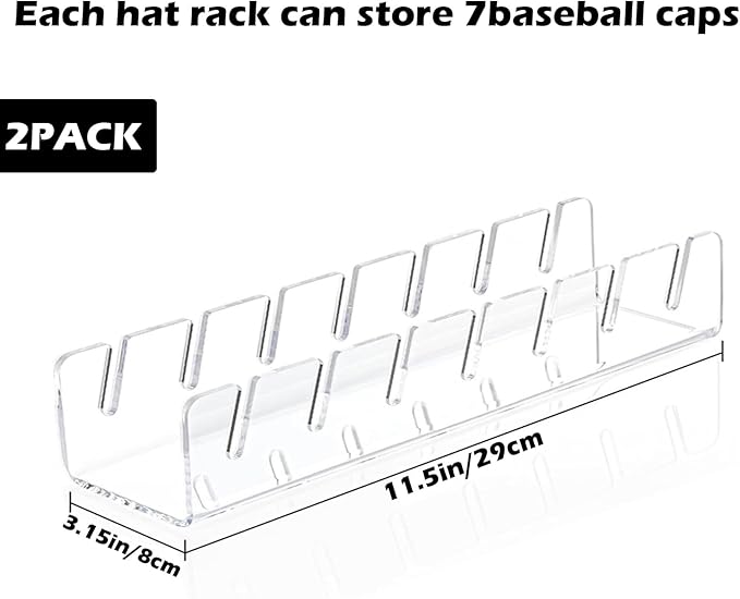 Oathast Hat Stand for Baseball Caps Hat Stand for Baseball Caps Display and Organizer, MZJ-01