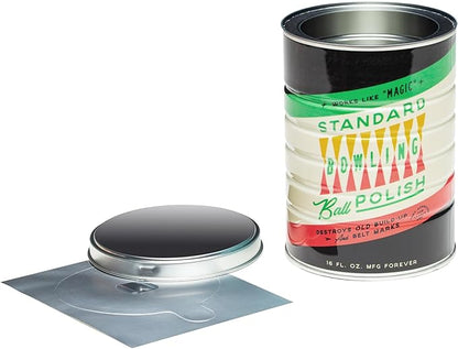 Retro Tin Can, Studio MPLS Designs, Collectable, Peel & Stick Valved End with Metal Lid, 8-12oz (4.0625 x 5.5 in) (Magic in a Can Design)