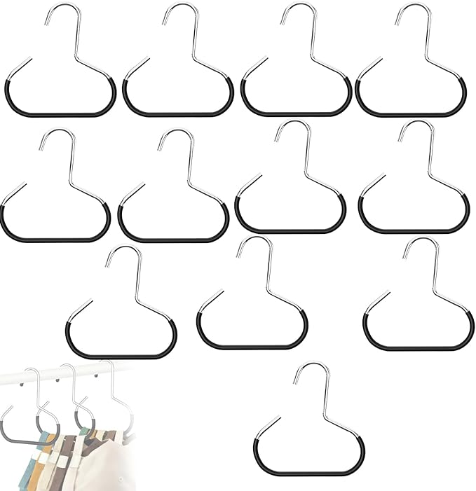 Durable Steel Hangers: Maximize Closet Space with Versatile Storage, Intensiveput Durable Steel Hangers, Stainless Steel Hat Hanger for Closet, Hat Rack Hats Holder for Baseball Caps, Scarf