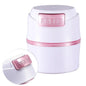 Eyelash Glue Storage Container Tank - Adhesive Jar Stand Makeup Case Cosmetic Storage Tank - White with Pink