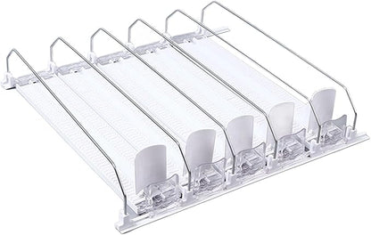 38cm Fridge Drink Dispenser Adjustable Refrigerator Self Pushing Soda Can Dispenser for Beer Can (5PCS)