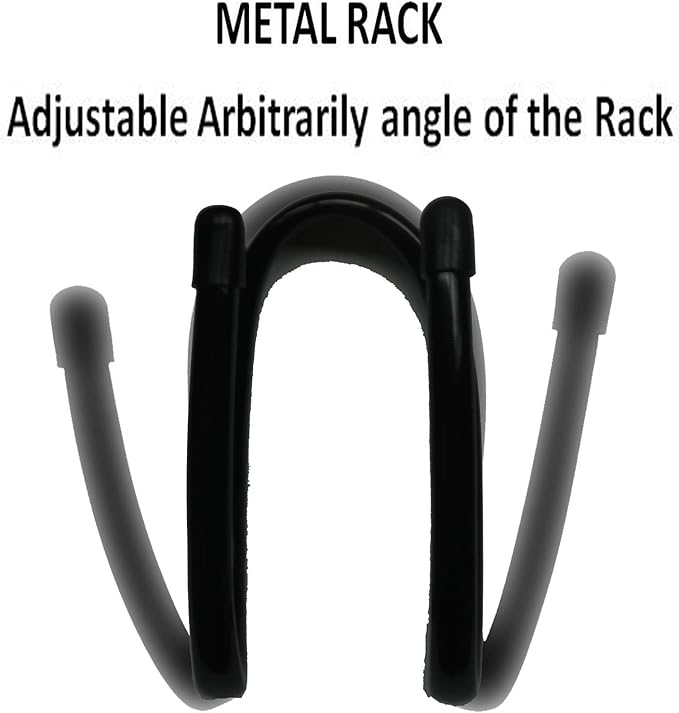 （ Upgraded ） Flexible Over The Car Seat Hard Hat Rack Holder - Portable Helmet Hanger Rack Hook for Coats, Hats, Caps, Safety Helmet, Fire Helmet, Motorcycle Helmet — 2/PK- No Helmet