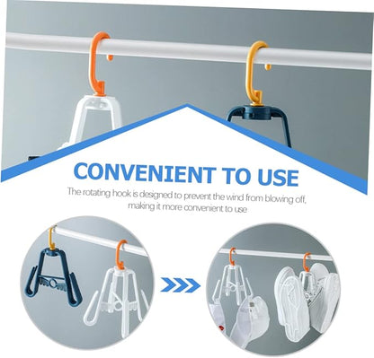 Holibanna 3pcs Multi-Functional Drying Shoe Rack Foldable Hanging Organizer Multi- for Space Saving for Home Use