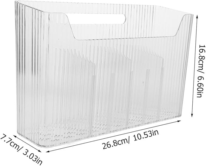 Luxshiny Compact Wall-mounted Storage Box Adhesive Cabinet Organizers for Kitchen Bathroom Pantry Easy to View