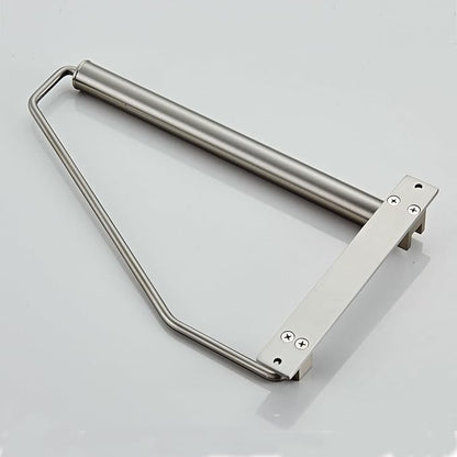 Folding Wall Mounted Clothes Hanger Rack Clothes Hook Solid Brass with Swing Arm Holder Clothing Hanging System Closet Storage Organizer Heavy Duty Drying Rack Wall Mount,Brushed Nickel