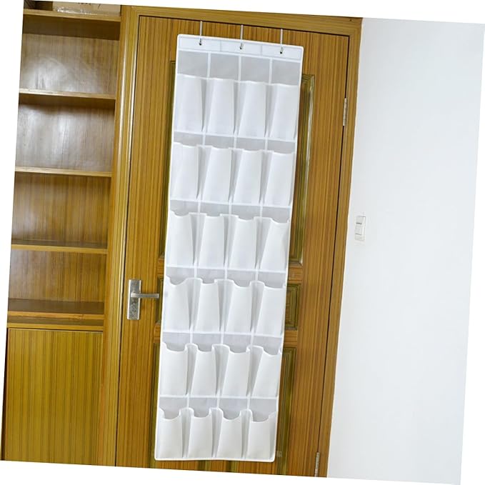 SOLUSTRE 24pcs Shoe Storage Bag Door Hanger Organizer Hanging Bag for Shoes Tidy Decor