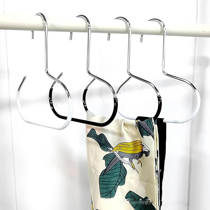 4 Pack Hat Hangers for Closet, Premium Hat Organizer for Baseball Caps, Black Baseball Hanger Holder for Closet, Metal Hats Hook Rack Storage Organizer for Cap Head Scarf Belt Tie (4 Black)
