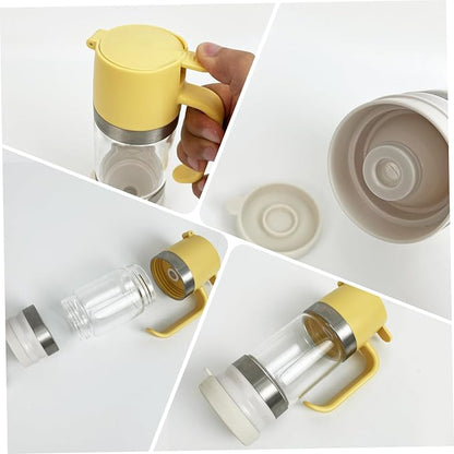 Honey Dispenser Glass Honey Dispenser No Drip 300ml Jar with Holder Base Multi-Purpose Syrup for Toast, Coffee & More