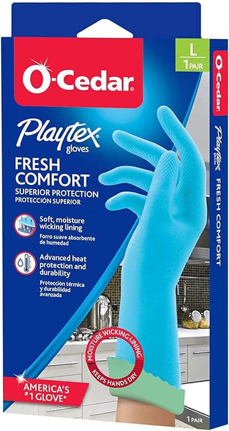 PLAYTEX Fresh Comfort Large Gloves, 1 CT