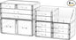Cq acrylic Make Up Organizers for Vanity With 14 Drawers, 4 Pack Clear Drawer Organizers,Plastic Cute Desk Accessories Organization and Bathroom Organizers Storage Case Box Cube for Beauty,Skin Care