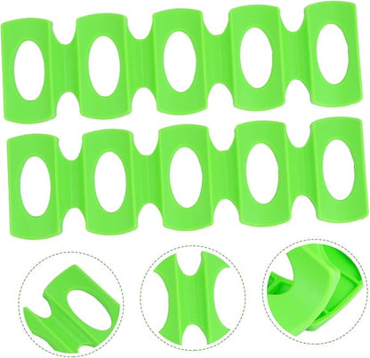 SHOWERORO 2pcs Silicone Beverage Storage Mats Beer Can Holders for Fridge Easy to Clean Space Saving Dishwasher Safe for Home Office Bar and Parties