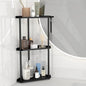 FLE 3 Tier Corner Bathroom Counter Organizer, Countertop Corner Shelf,Makeup Organizer and Storage for Bathroom