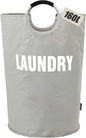 DOKEHOM 160L XX-Large Laundry Basket (7 Colors), Collapsible Laundry Bag, Foldable Laundry Hamper, Folding Washing Bin (Grey, XXL)