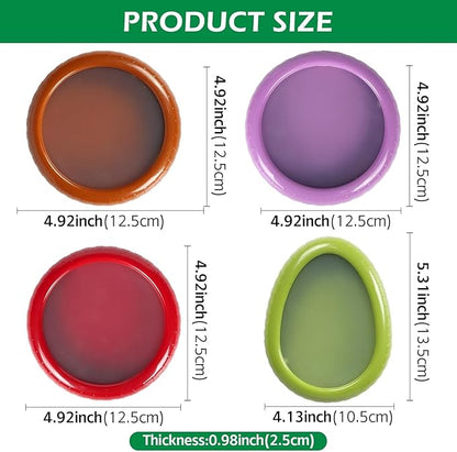 T-Raputa Avocado Saver and Onion Storage - Reusable refrigerator fruit storage containers - is the storage Apples, Tomatoes, Tomato,Garlic for Ideal(4 Set)