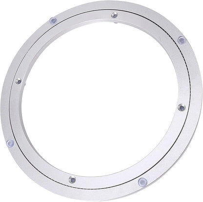 10“ Lazy Susan Turntable 110 LBS, Heavy Duty Aluminium Alloy Table Bearing Swivel Plate Hardware for Dining-Table