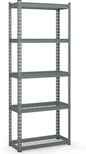 Goplus 5-Tier Metal Shelving Unit, Heavy Duty Wire Storage Rack with Anti-Slip Foot Pads, Height Adjustable Shelves for Warehouse, Kitchen, Living Room, Garage, 12" D x 27.5" W x 66" H