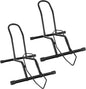 2 Packs Bike Floor Stand for Mountain MTB & Road Bicycles 23c-4.0 inch Wide Tire 20-29 inch Tire Indoor Outdoor Bike Rack Bicycle Floor Stand Black