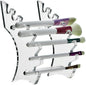 AMT Acrylic Pen Holder, CLEAR Makeup Display, Thick and Sturdy, Organizer Holder for Makeup Brush Fountain Pen, E-Cigarette, Vapor Display Case. (7- slots)