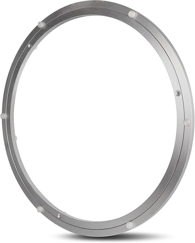 20 Inch Lazy Susan Bearing Heavy-Duty Aluminium Alloy Turntable Bearing, Mute Turntable Ball Bearing, Lazy Susan Rotating Turntable Bearing for Dining and DIY Dotating Furniture(Capacity up to 440lb)