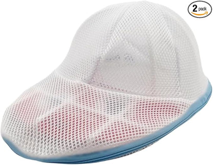 Hat Washer, Hat Cleaner Cage for Baseball Caps - Compatible with Washing Machines or Dishwashers, Includes Protective Mesh - Cap Washer Frame, Fits most Fitted Caps & Dad Hats