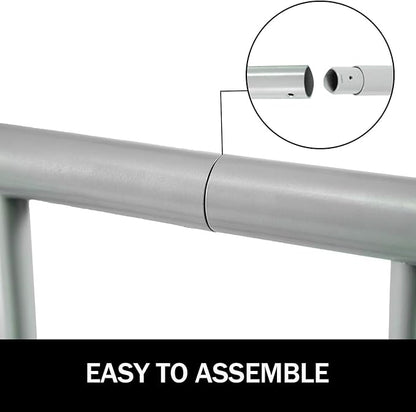 BestEquip 111" Length Floor Bike Rack, 9 Holders All-Steel Grid Bike Rack, Single-Side Storage Stand for Garages Streets Yards