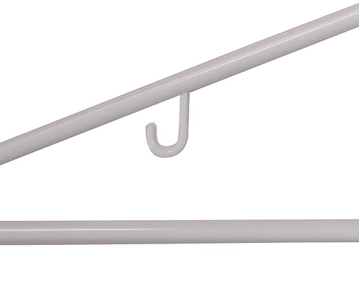Nahanco Plastic Clothes Hangers, White, 24/Pack (TBWHU)