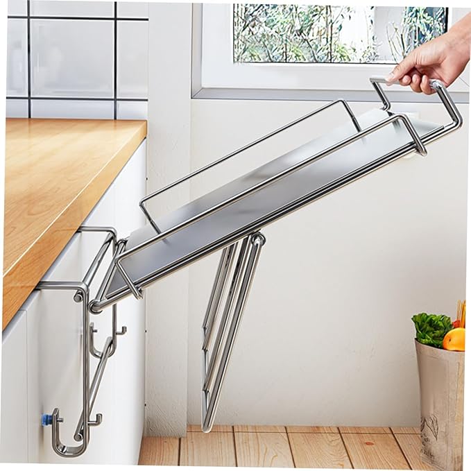 Cabilock Door Cabinet Shelf Organizer Hanging Storage Spice Organizer for Kitchen