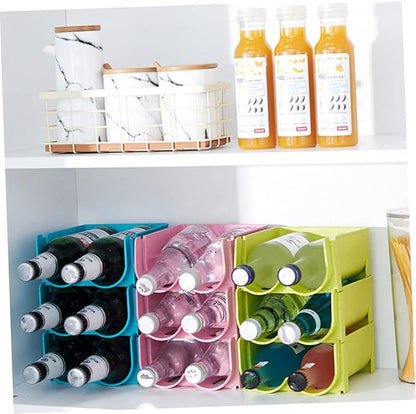 Refrigerator Organizer Bins Drink Storage Box Soda Holder Stackable Crisper