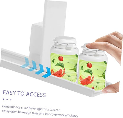 5pcs Fridge Can Dispenser Drink Organizer Pusher User-friendly Space-saving