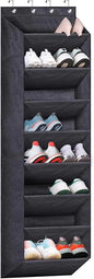 for Over The Door Shoe Organizer for Closet with Large Deep Pockets, Narrow Shoe Rac