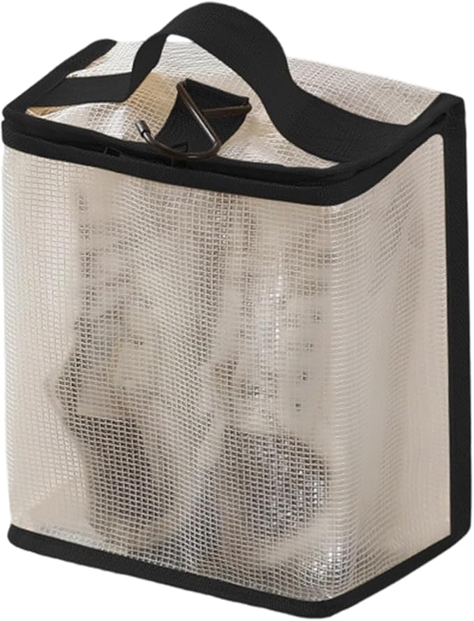PVC Shoe Organizers for Travel with Meshes Design to Odors Ideal for Suitcases Backpacks and Home Closet Storage Hanging Shoe Organizers
