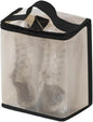 PVC Shoe Organizers for Travel with Meshes Design to Odors Ideal for Suitcases Backpacks and Home Closet Storage Hanging Shoe Organizers