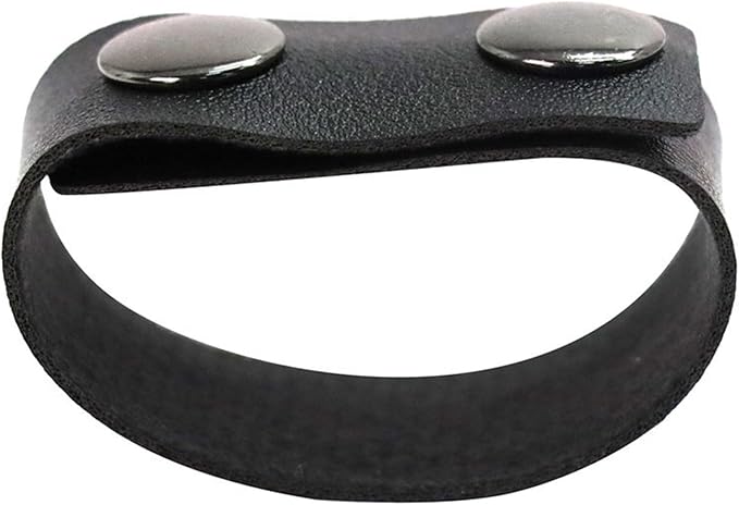 TUYOHW 4Pcs Duty Belt Keepers with Double Snaps for 2.7" Wide Belt Retainer Law Enforcement Police Security Leather Utility Tactical Belt Accessories