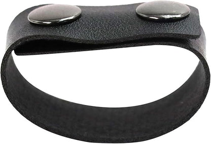 TUYOHW 4Pcs Duty Belt Keepers with Double Snaps for 2.7" Wide Belt Retainer Law Enforcement Police Security Leather Utility Tactical Belt Accessories