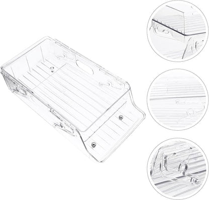 Zerodeko Soda Dispenser Bin Can Organizer for Fridge Beverage Can Storage Space-Saving