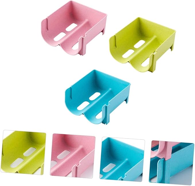Refrigerator Organizer Bins Drink Storage Box Soda Holder Stackable Crisper