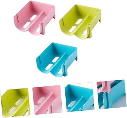 Ciieeo 3Pcs Stackable Refrigerator Beverage Storage Box Sturdy Can Organizer for Beer and Soda Easy to Clean Fridge Drawer Rack Space-Saving Design for Kitchen and Pantry